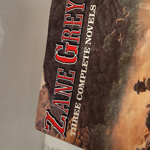 Zane Grey 3 complete novels in one book western hardback 1994 - Picture 2 of 8